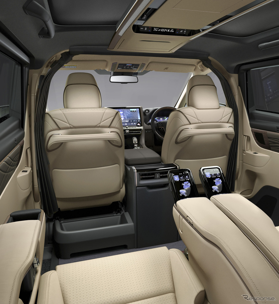 トヨタ アルファード「Spacious Lounge」（内装ニュートラルベージュ）《写真提供 トヨタ車体》