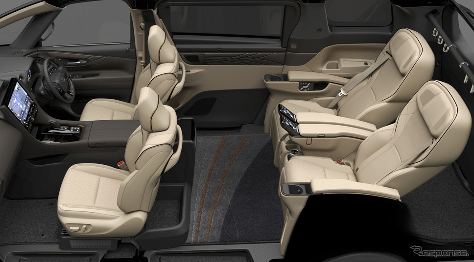 トヨタ アルファード「Spacious Lounge」（内装ニュートラルベージュ）《写真提供 トヨタ車体》