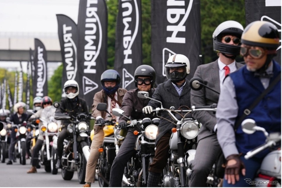 「THE DISTINGUISHED GENTLEMAN’S RIDE 2025」5月18日に開催《写真提供 トライアンフモーターサイクルズジャパン》