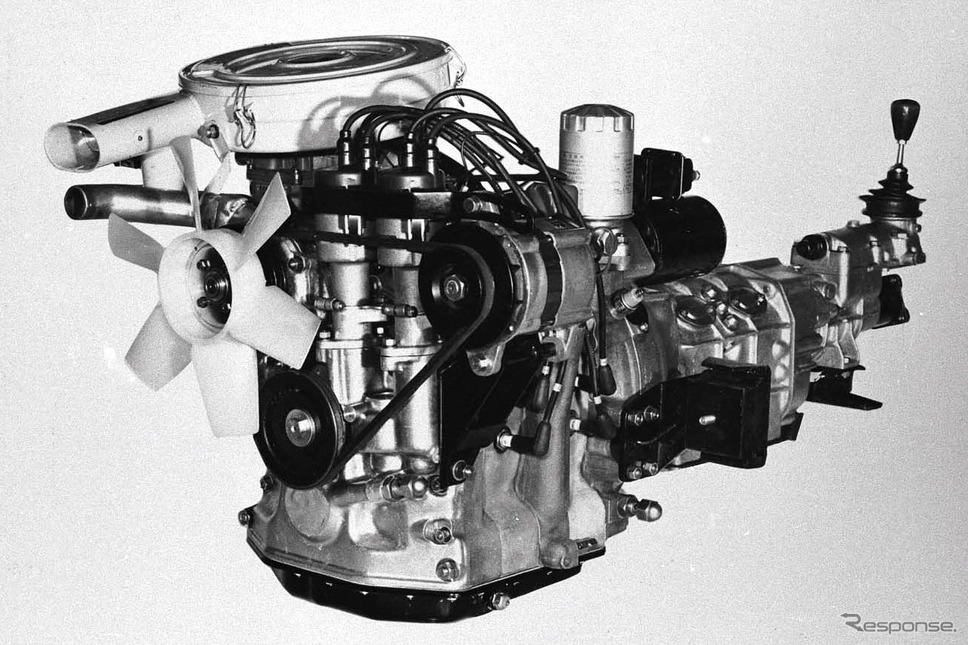 L10A型ロータリーエンジン(コスモスポーツ)《写真提供 マツダ》