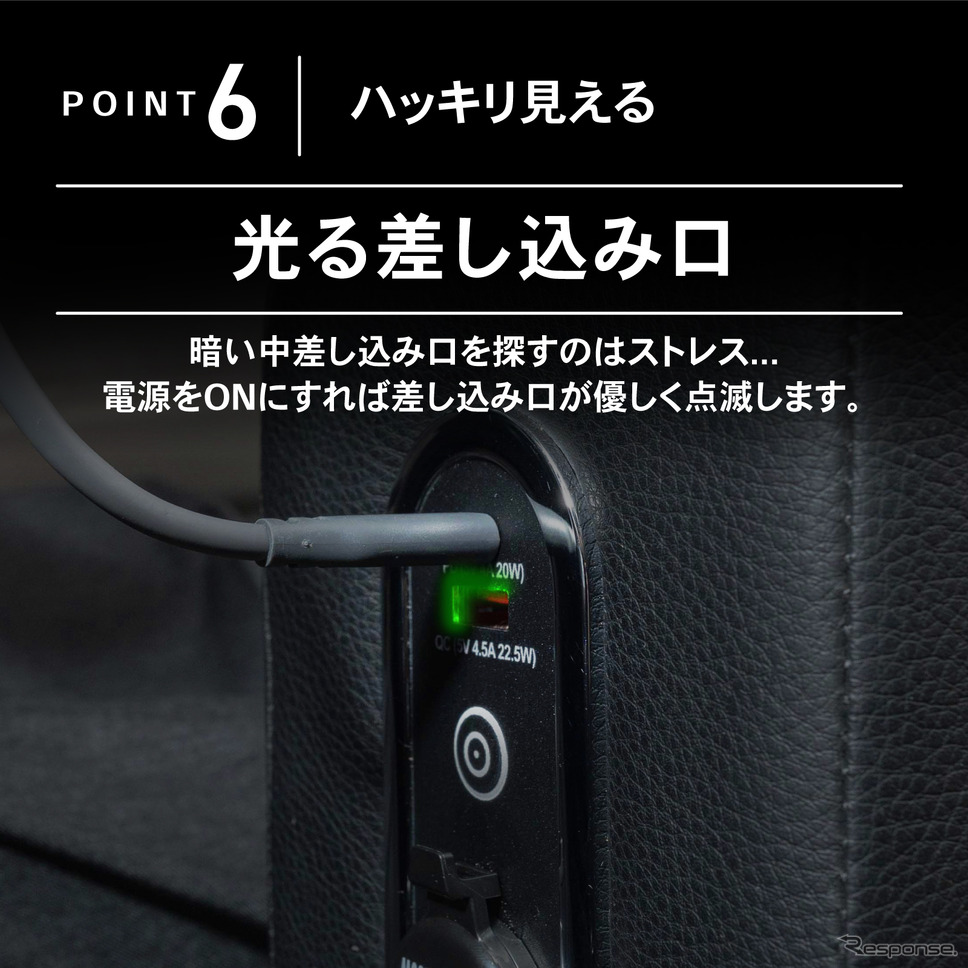 シートの隙間に入れ込むだけで収納と電源をカンタンに増設、クラフトワークスから『デリカミニ』系列車専用コンソールボックス登場《写真提供 Fun Standard》