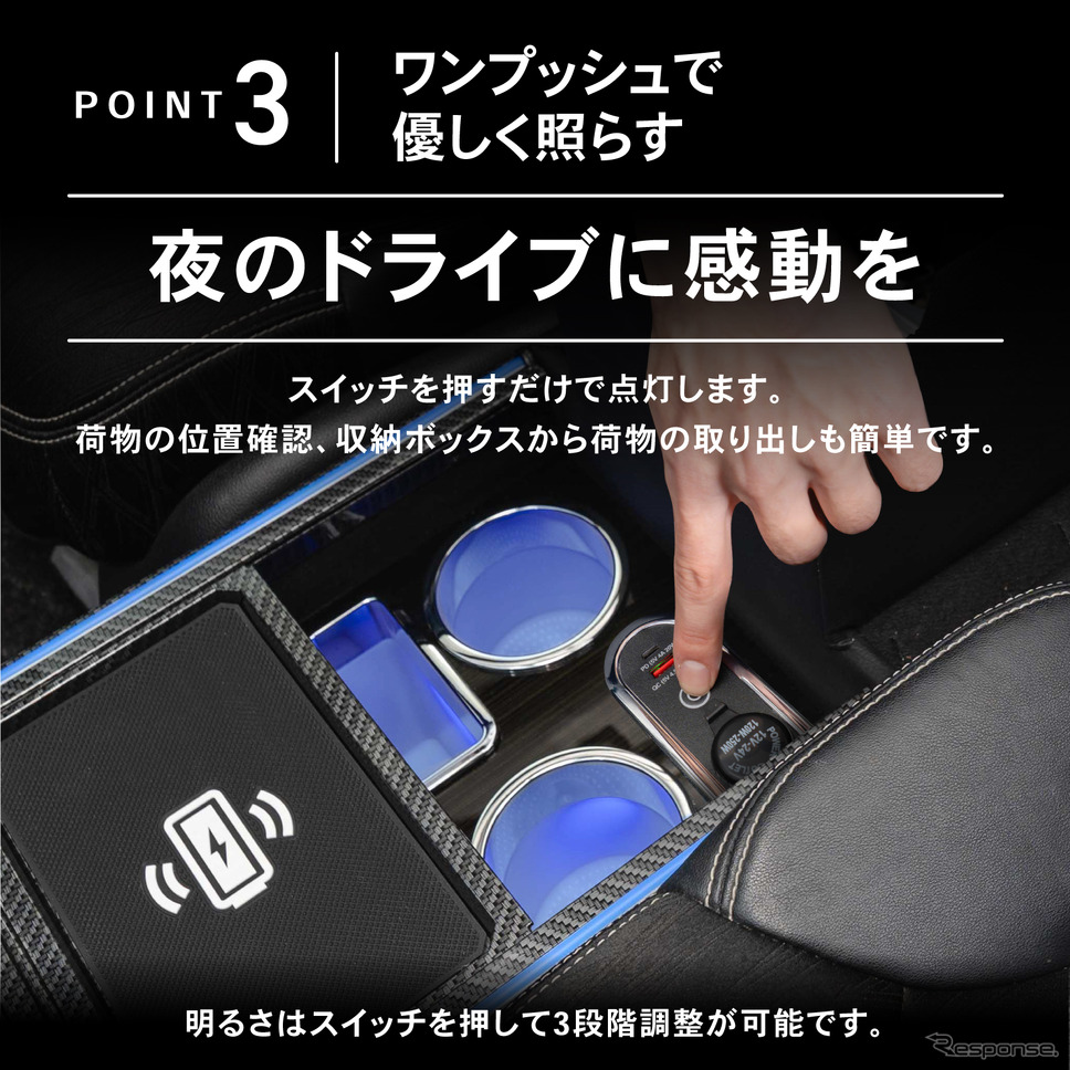 クラフトワークスからホンダ『オデッセイ』専用コンソールボックス登場《写真提供 Fun Standard》