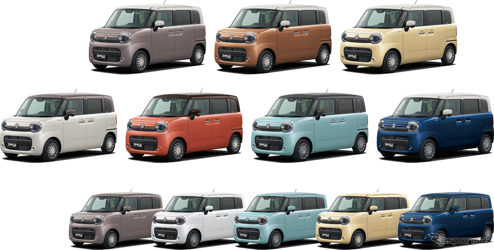 スズキ ワゴンRスマイル カラーラインナップ《スズキ提供》