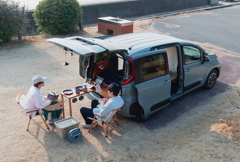 YURTの『シエンタ』用車中泊キット「VANLIFE ROOMKIT」《写真提供 RESTORE》