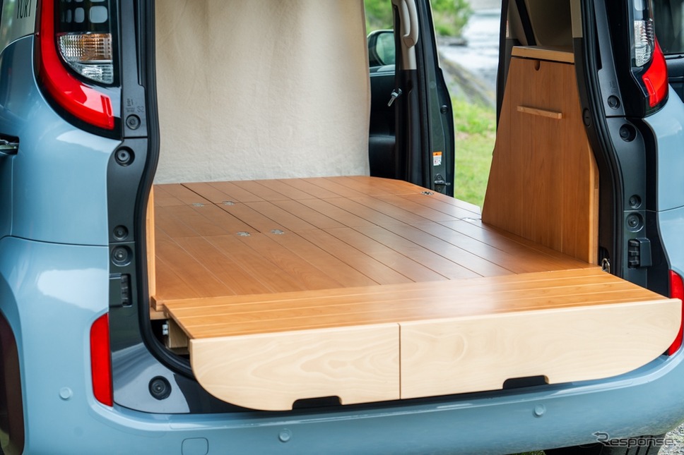 YURTの『シエンタ』用車中泊キット「VANLIFE ROOMKIT」《写真提供 RESTORE》