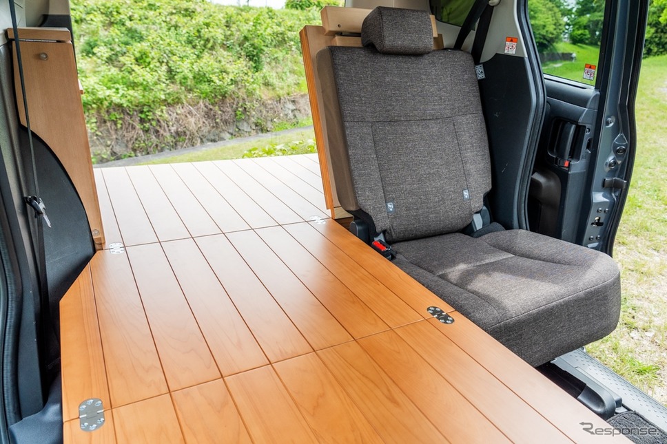 YURTの『シエンタ』用車中泊キット「VANLIFE ROOMKIT」《写真提供 RESTORE》