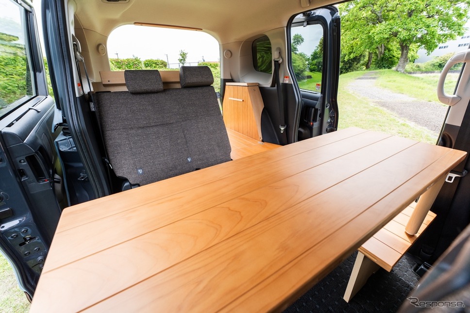 YURTの『シエンタ』用車中泊キット「VANLIFE ROOMKIT」《写真提供 RESTORE》