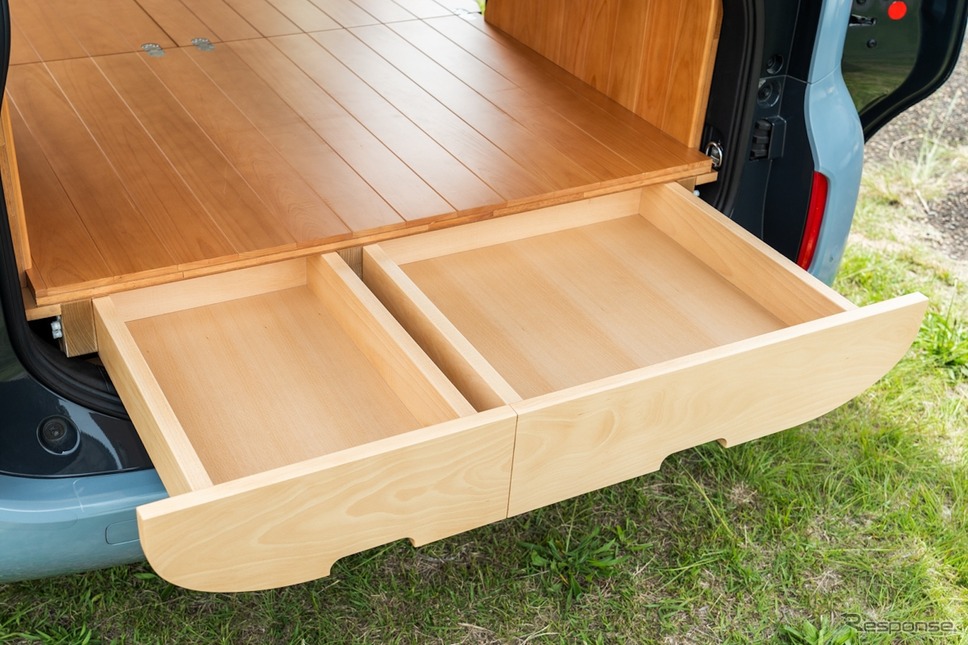 YURTの『シエンタ』用車中泊キット「VANLIFE ROOMKIT」《写真提供 RESTORE》