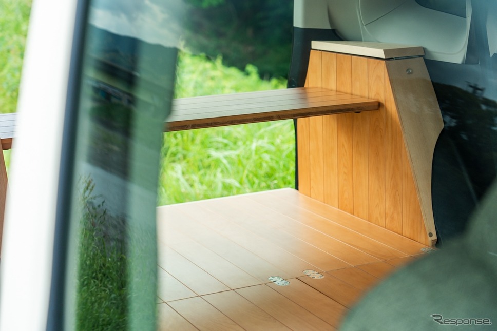 YURTの『シエンタ』用車中泊キット「VANLIFE ROOMKIT」《写真提供 RESTORE》