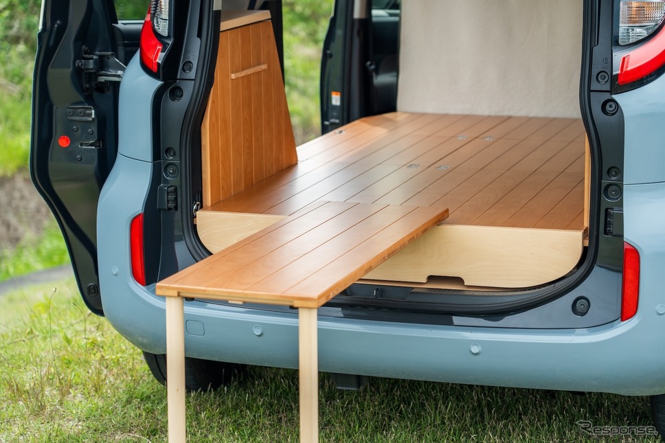 YURTの『シエンタ』用車中泊キット「VANLIFE ROOMKIT」《写真提供 RESTORE》