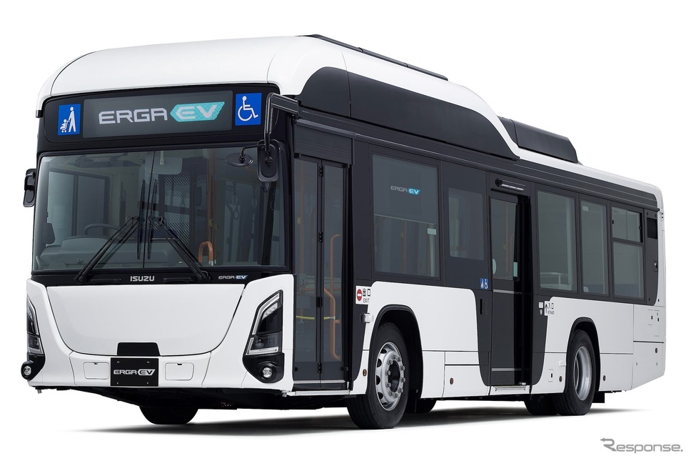 BEV大型路線バス:エルガEV《写真提供 いすゞ自動車》