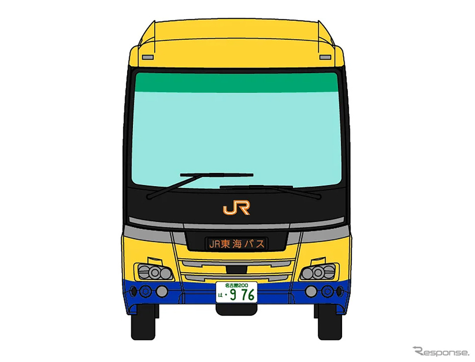 乗務員訓練車の日野セレガ《写真提供 トミーテック》