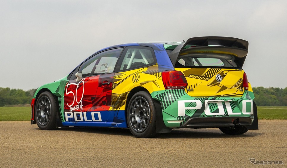 VW『ポロ』のデビュー50周年を祝う特別なレースカーデザイン《photo by VW》