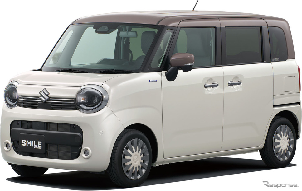 スズキ ワゴンRスマイル ソフトベージュメタリックトープグレージュ2トーンルーフ《スズキ提供》