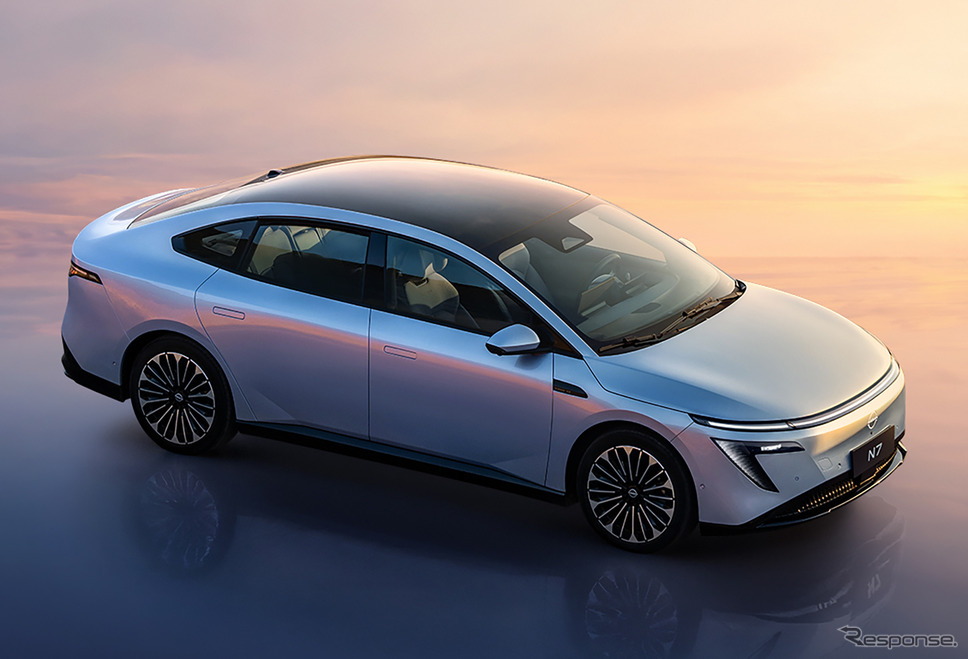 東風日産の新型EVセダン『N7』《photo by Nissan》