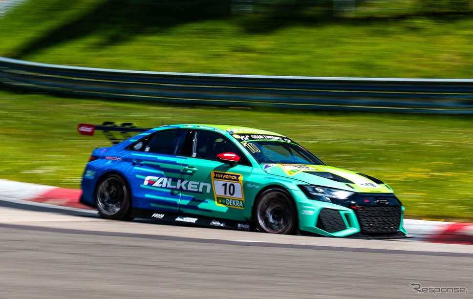 AT3クラス優勝の「Max Kruse racing」10号車アウディ『RS3』《写真提供 住友ゴム》