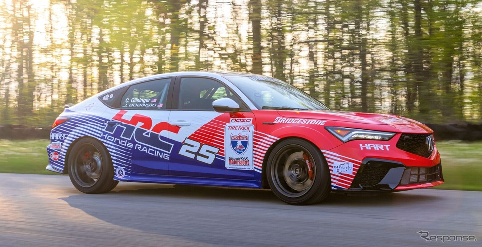 HRCが開発中のパフォーマンスパーツを搭載したアキュラ『インテグラ・タイプS』《photo by Acura》