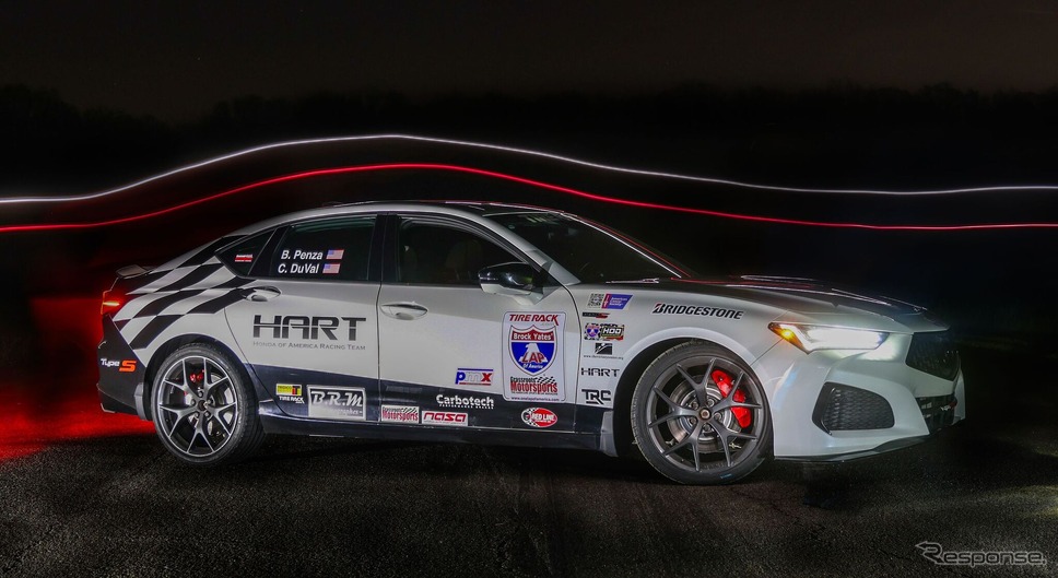 HRCが開発中のパフォーマンスパーツを搭載したアキュラ『TLXタイプS』《photo by Acura》