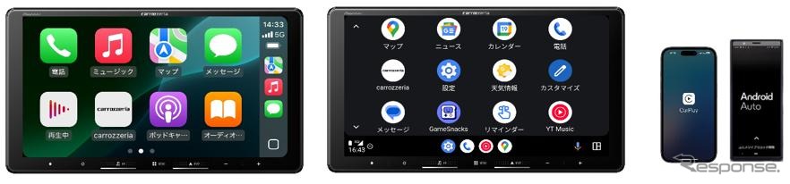 iPhoneやスマートフォンを車で快適に操作できる「Apple CarPlay」「Android Auto」に対応《写真提供 パイオニア》