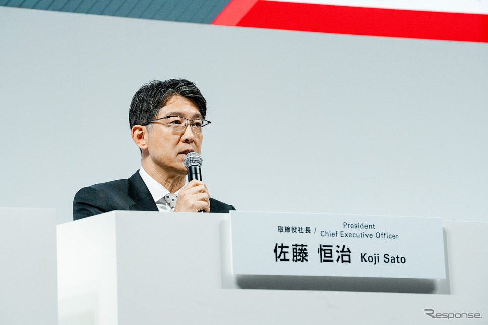 トヨタ自動車 佐藤恒治取締役社長《写真提供 トヨタ自動車》