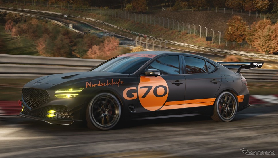 ジェネシス「G70トラックデイスペシャルコンセプト」《photo by GENESIS》