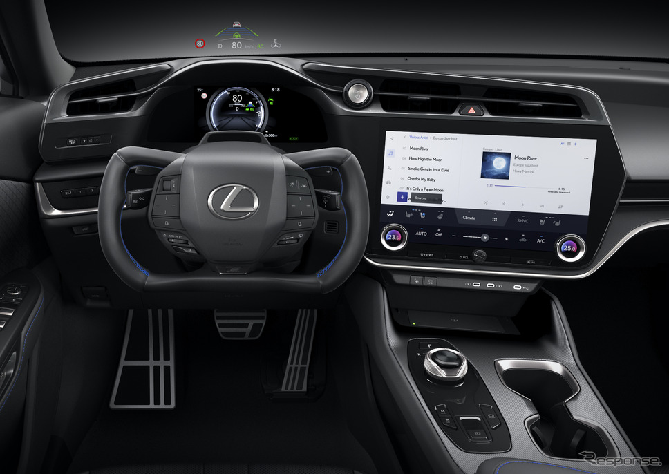 レクサス RZの「F SPORT」に採用されたステアバイワイヤ用ステアリングホイール《写真提供 レクサス》