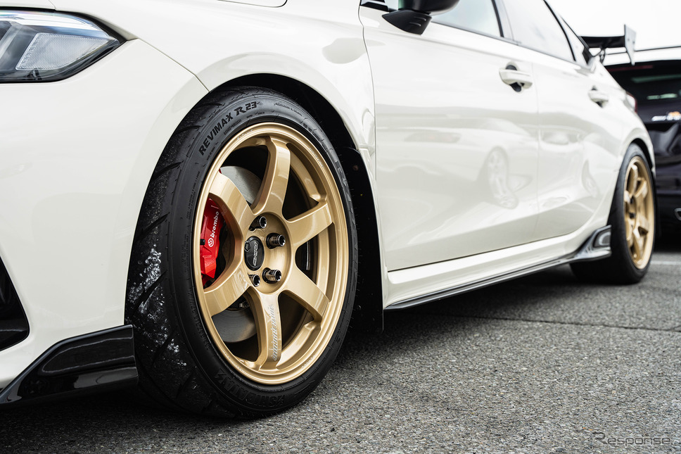 HONDA シビックタイプR × ボルクレーシング TE37 SAGA S-Plus…レイズファンミーティング2025《写真撮影 望月勇輝》
