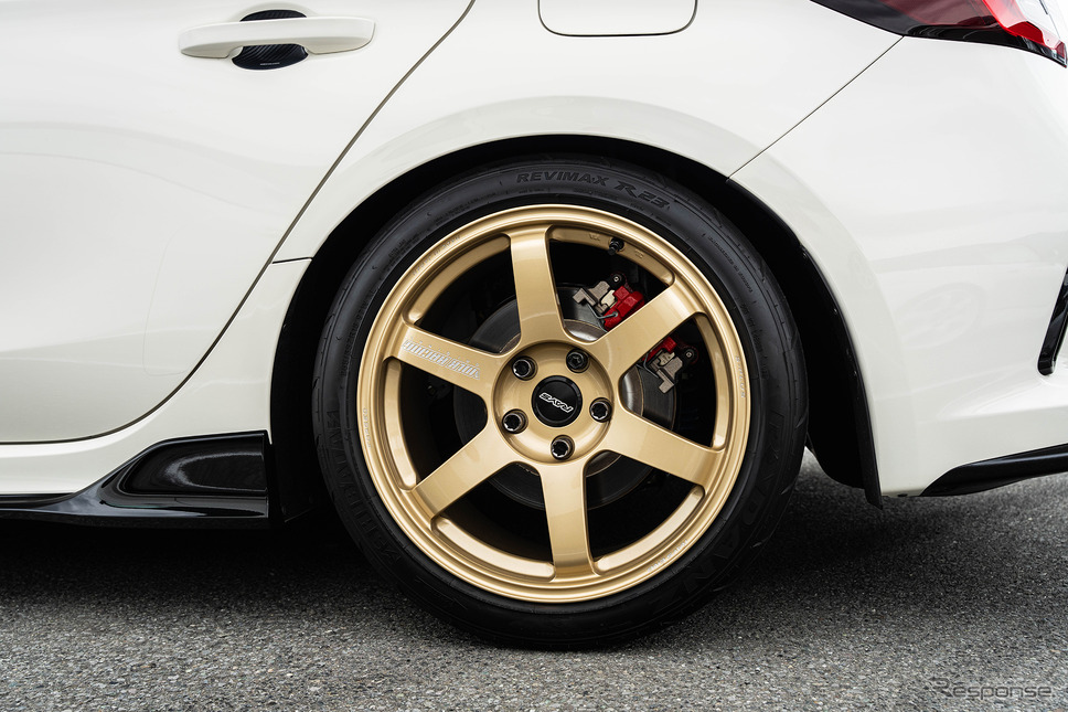 HONDA シビックタイプR × ボルクレーシング TE37 SAGA S-Plus…レイズファンミーティング2025《写真撮影 望月勇輝》