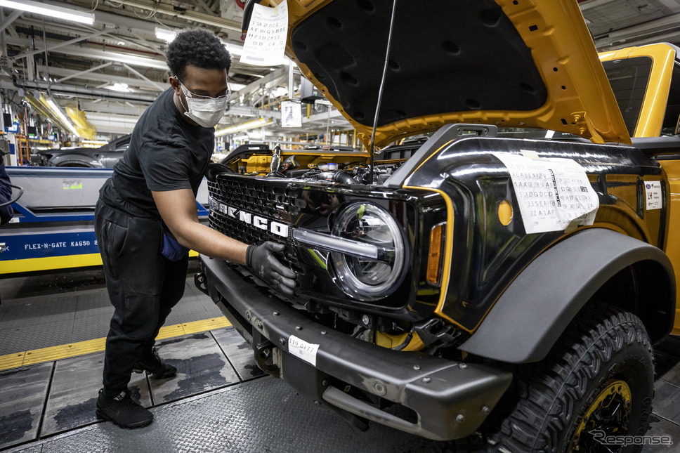 「ブロンコ」を生産するフォードモーターの米国ミシガン工場(参考画像)《photo by Ford Motor》