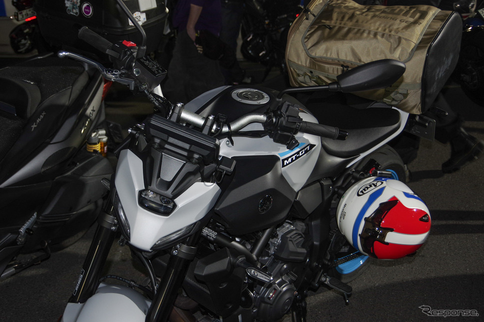 早くも自動変速システム「Y-AMT」を使用した新型『MT-07』の姿も《写真撮影 宮崎壮人》