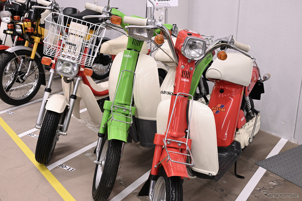 ヤマハ発動機 豊岡技術センターでレストアされる車両《写真撮影 廣井誠》