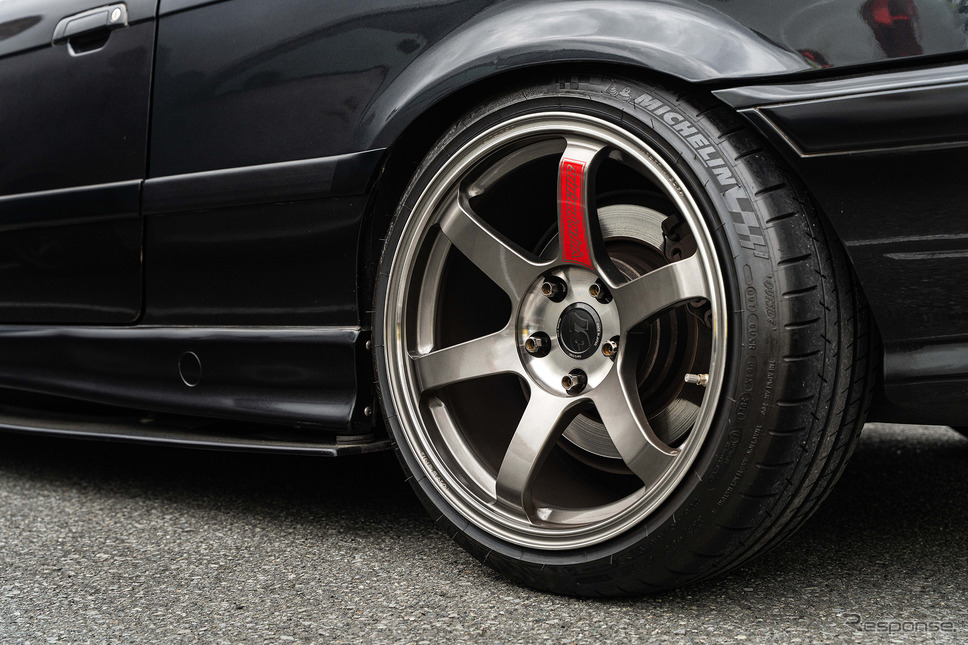 BMW M3 × ボルクレーシング TE37 SAGA SL…レイズファンミーティング《写真撮影 望月勇輝》