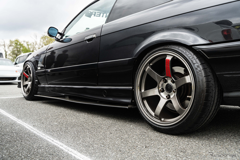 BMW M3 × ボルクレーシング TE37 SAGA SL…レイズファンミーティング《写真撮影 望月勇輝》