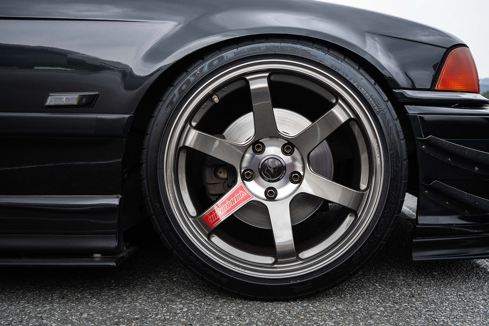 BMW M3 × ボルクレーシング TE37 SAGA SL…レイズファンミーティング《写真撮影 望月勇輝》