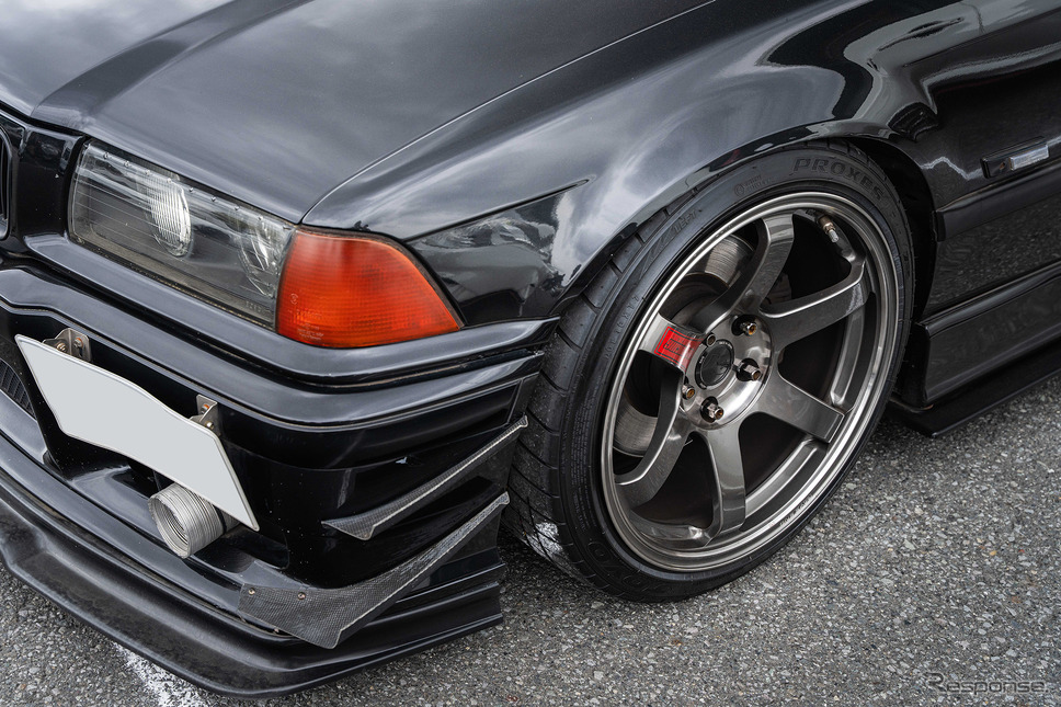 BMW M3 × ボルクレーシング TE37 SAGA SL…レイズファンミーティング《写真撮影 望月勇輝》
