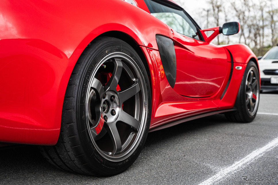 ロータス EXIGE × ボルクレーシング TE37 SAGA SL…レイズファンミーティング《写真撮影 望月勇輝》