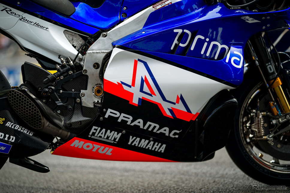プリマ・プラマック・ヤマハMotoGPが主要パートナーのアルピーヌの誕生70周年記念カラーリング発表《photo by Alpine》