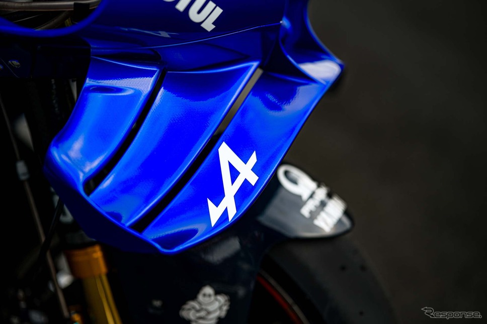 プリマ・プラマック・ヤマハMotoGPが主要パートナーのアルピーヌの誕生70周年記念カラーリング発表《photo by Alpine》