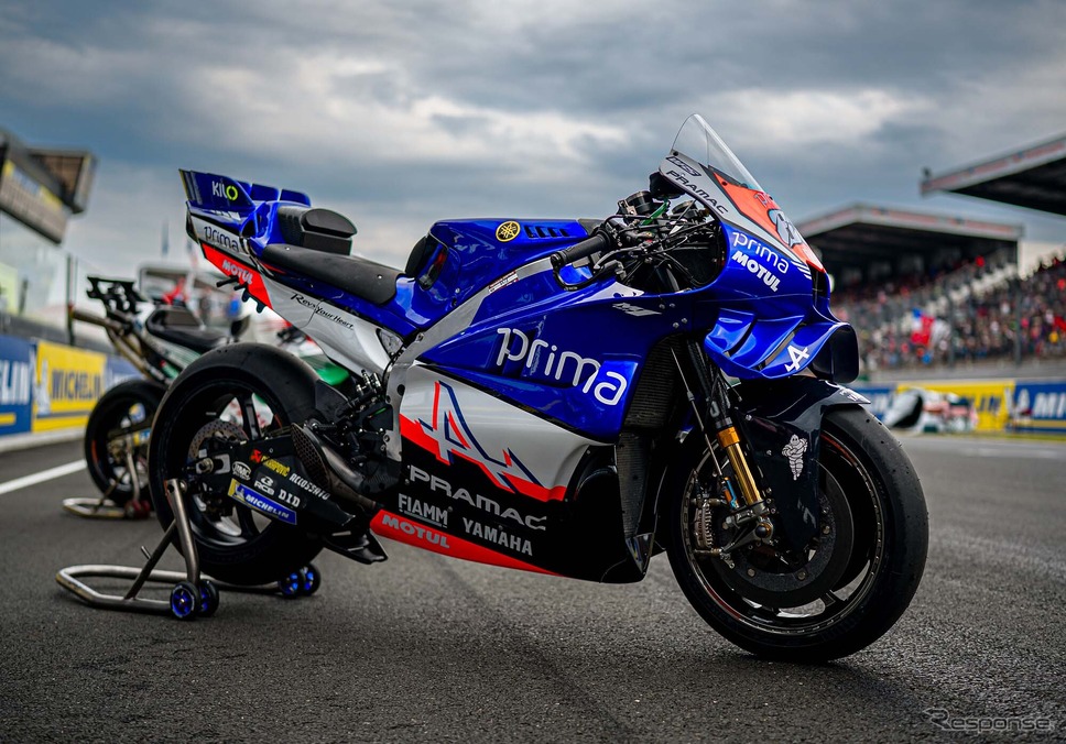 プリマ・プラマック・ヤマハMotoGPが主要パートナーのアルピーヌの誕生70周年記念カラーリング発表《photo by Alpine》