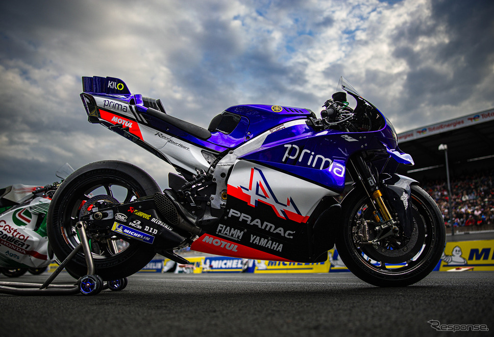 プリマ・プラマック・ヤマハMotoGPが主要パートナーのアルピーヌの誕生70周年記念カラーリング発表《photo by Alpine》