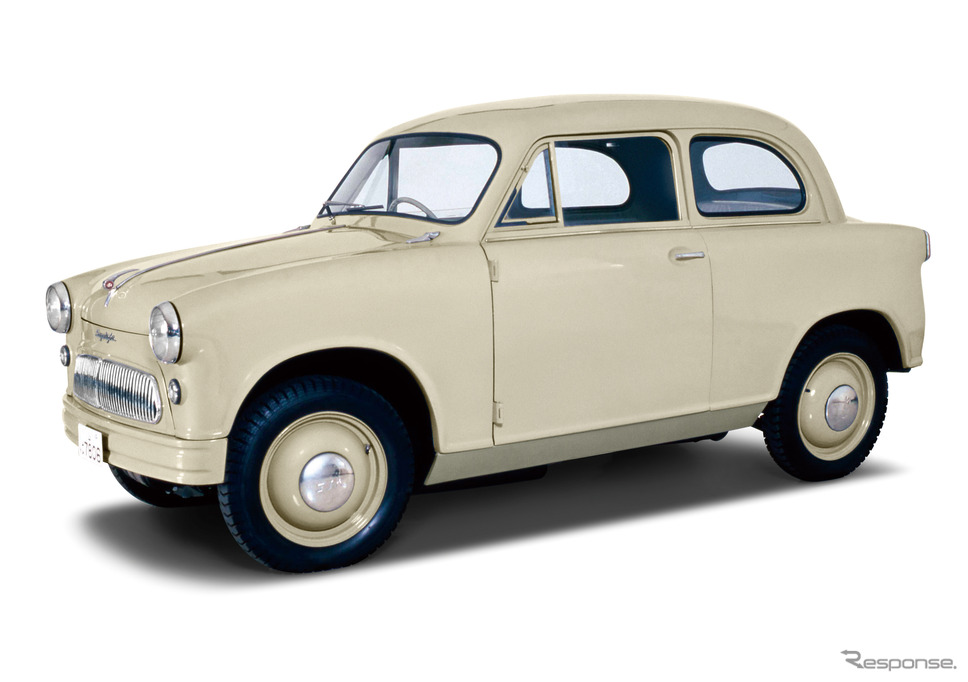 スズキ最初の自動車「スズライト」(1955年)《photo by Suzuki》