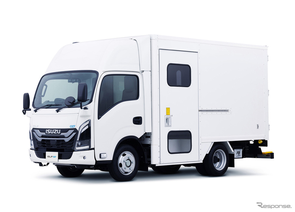 いすゞ エルフEV ウォークスルーバン《写真提供 いすゞ自動車》