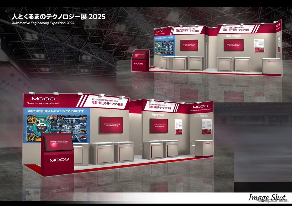 日本ムーグの人とくるまのテクノロジー展 2025ブースイメージ《写真提供 日本ムーグ》