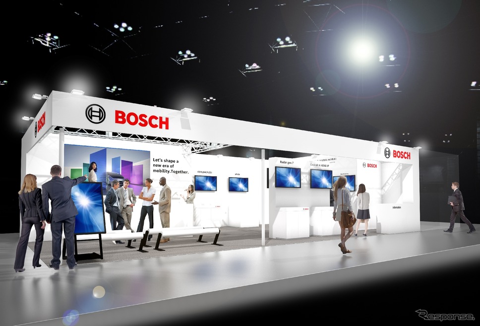 ボッシュの「人とくるまのテクノロジー展2025 YOKOHAMA」ブースイメージ《写真提供 ボッシュ》
