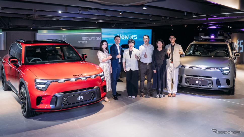 スマートの新型電動SUV『#5』《photo by Smart》