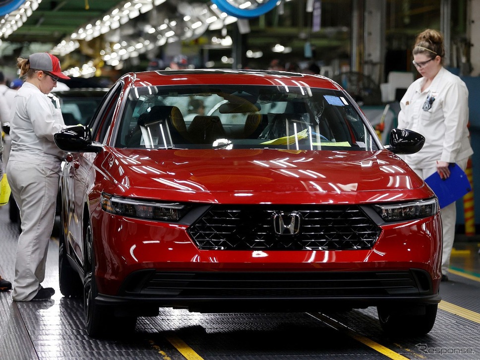 米オハイオ州メアリーズビル工場で生産されているホンダ アコード《photo by Honda》