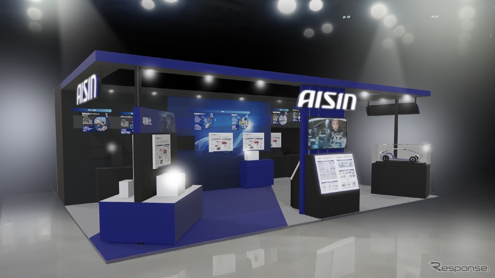 アイシンの「人とくるまのテクノロジー展2025」ブースイメージ《写真提供 アイシン》