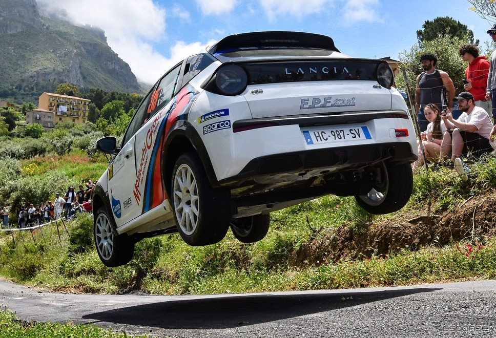 「トロフェオ・ランチア」の初戦「タルガ・フローリオ」でのランチア・イプシロン・ラリー4 HF《photo by Lancia》