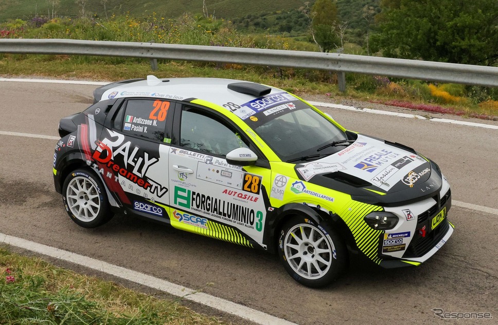 「トロフェオ・ランチア」の初戦「タルガ・フローリオ」でのランチア・イプシロン・ラリー4 HF《photo by Lancia》