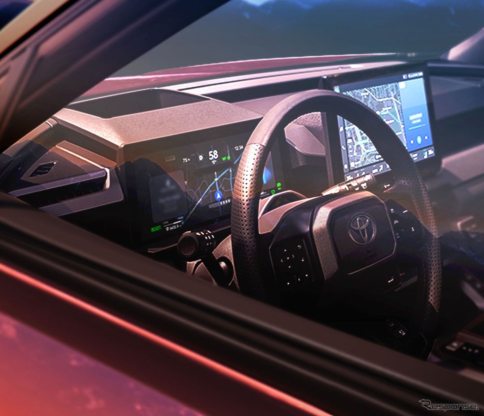 トヨタの新型車のティザー《photo by Toyota》